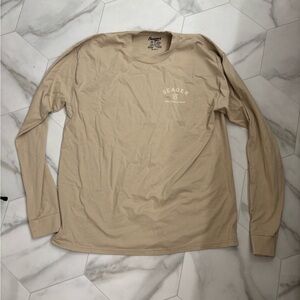 NWOT Seager Western Wear Tan Long Sleeve Shirt